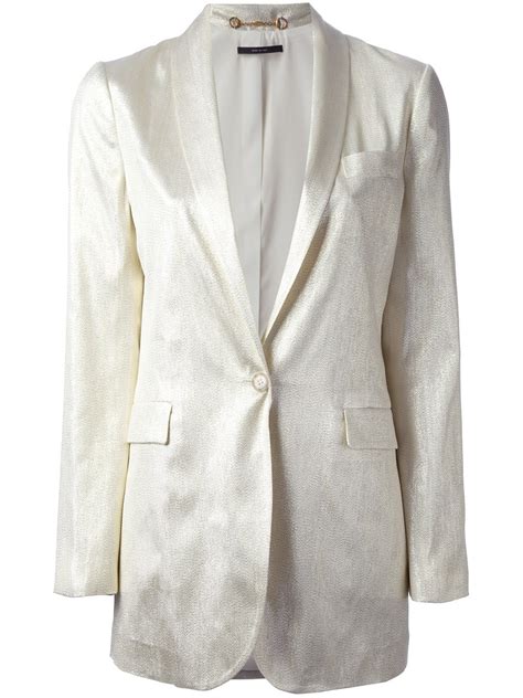 gucci white blazer womens